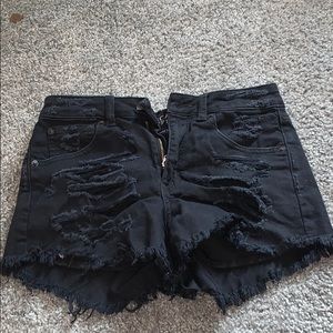 American Eagle Black shorts